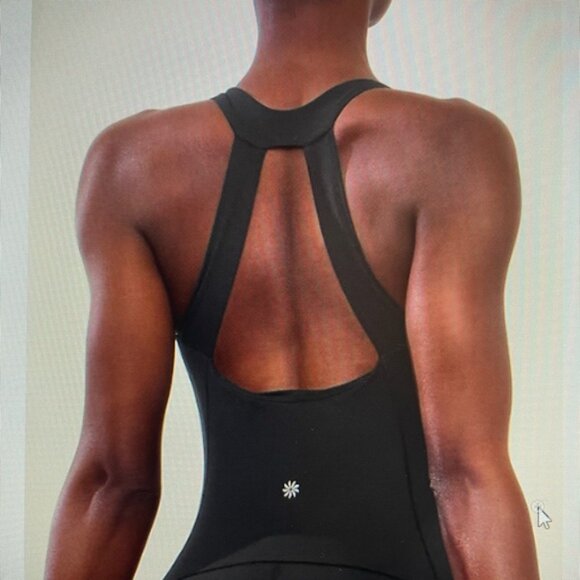 Athleta Trancend Black Women's 7/8 Bodysuit - Picture 4 of 9